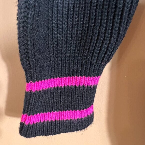 Express Oversized High/Low Hem V-Neck Black Tunic/Sweater NWT - Picture 6 of 9